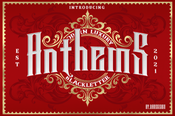 Anthems Font Review: A Bold Blackletter for Distinctive Branding