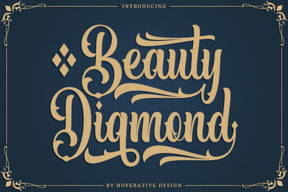 Beauty Diamond: Strategic Typography for Intentional Brand Communication