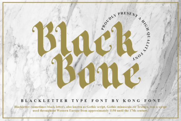 Black Bone: Why This Distinctive Typeface Demands Careful Handling