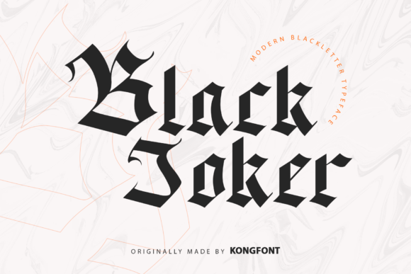 Black Jocker: Elevating Gothic Design with Vintage Charm