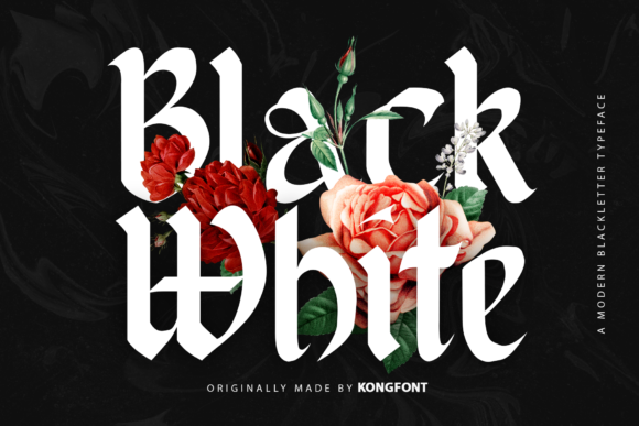 Black White and Black White: The Ultimate Gothic Typeface for Bold Design Projects
