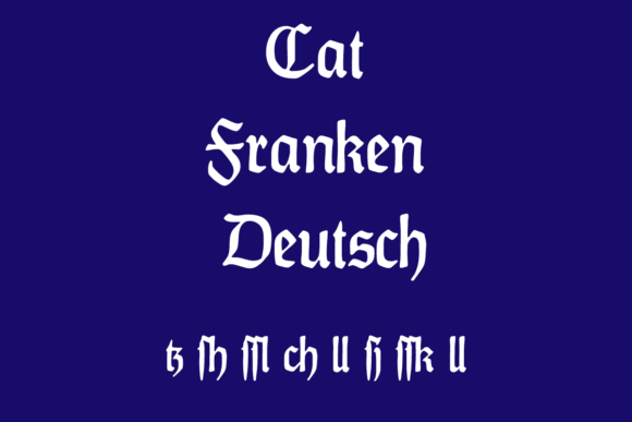 CAT Franken Deutsch: The Gothic Typeface for Bold Design