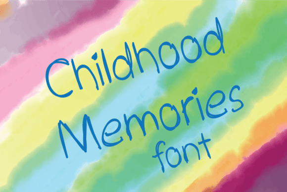 Childhood Memories Font Evaluation
