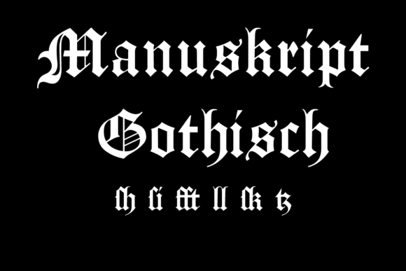 Manuskript Gothisch: Mastering Dark Gothic Typography for Bold Projects