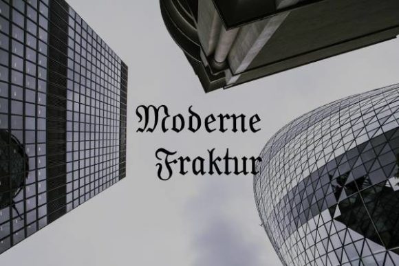 Moderne Fraktur: Elevating Design with Modern Blackletter