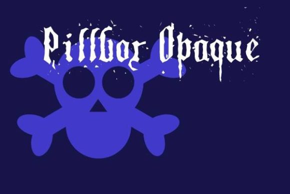 Pillbox Opaque: A Classic Gothic Blackletter for Modern Design