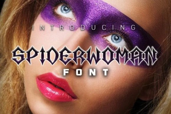 Spiderwoman: Integrating a Gothic Typeface into Professional Design Workflows