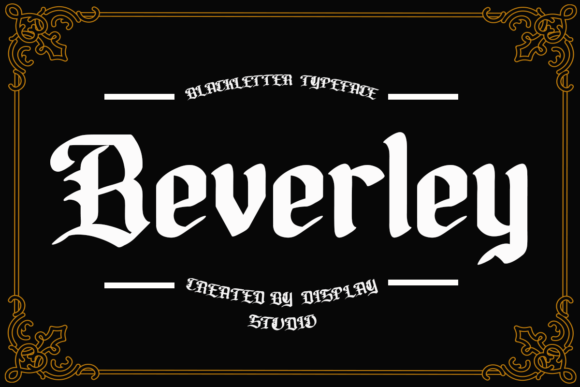 The Renaissance of Bold Expression: Why Beverley Blackletter is Redefining Modern Design Workflows